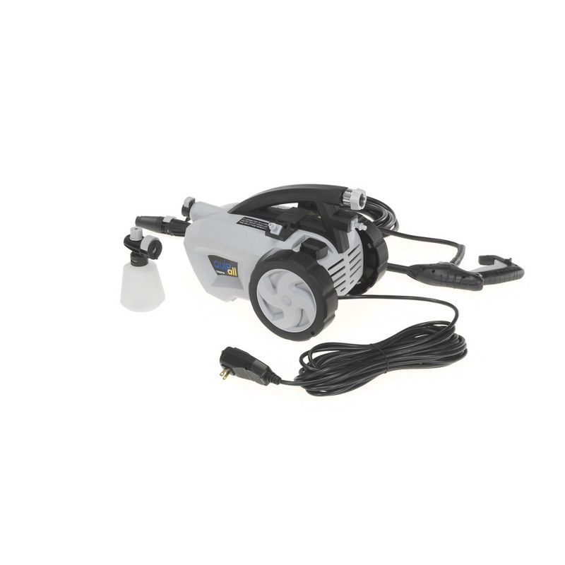 Quipall 1500EPW 1500 PSI 11 Amp 1.5 GPM Electric Pressure Washer With Convenient Multi-Nozzle