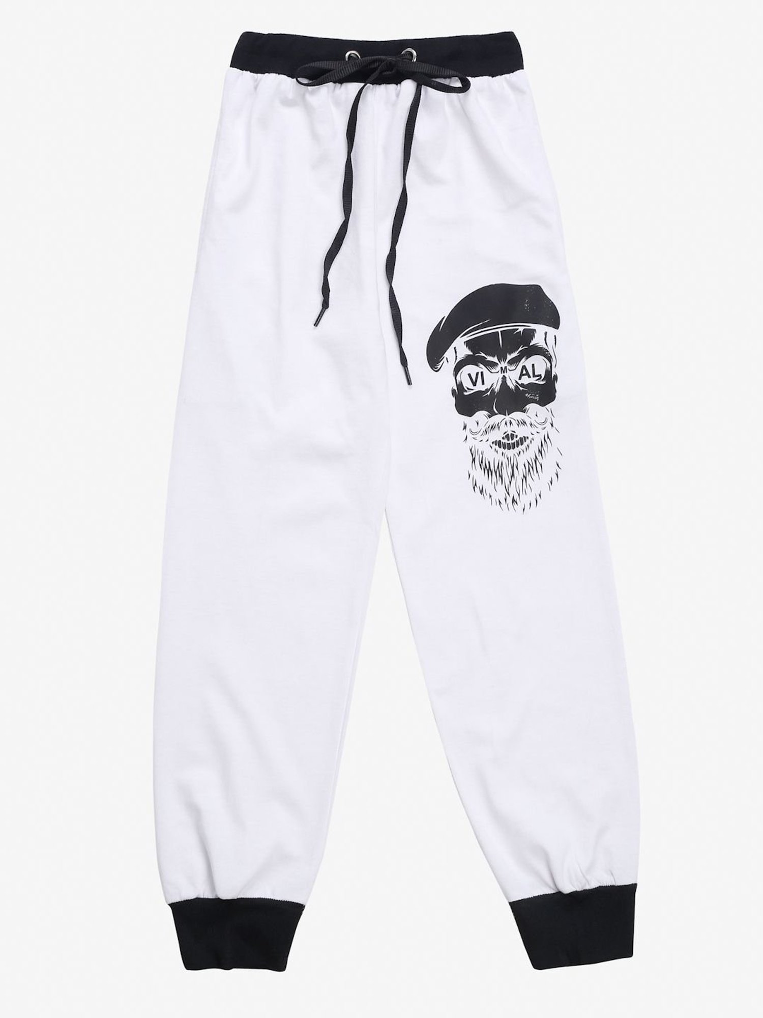 Vimal Jonney Kids White Printed Trackpants