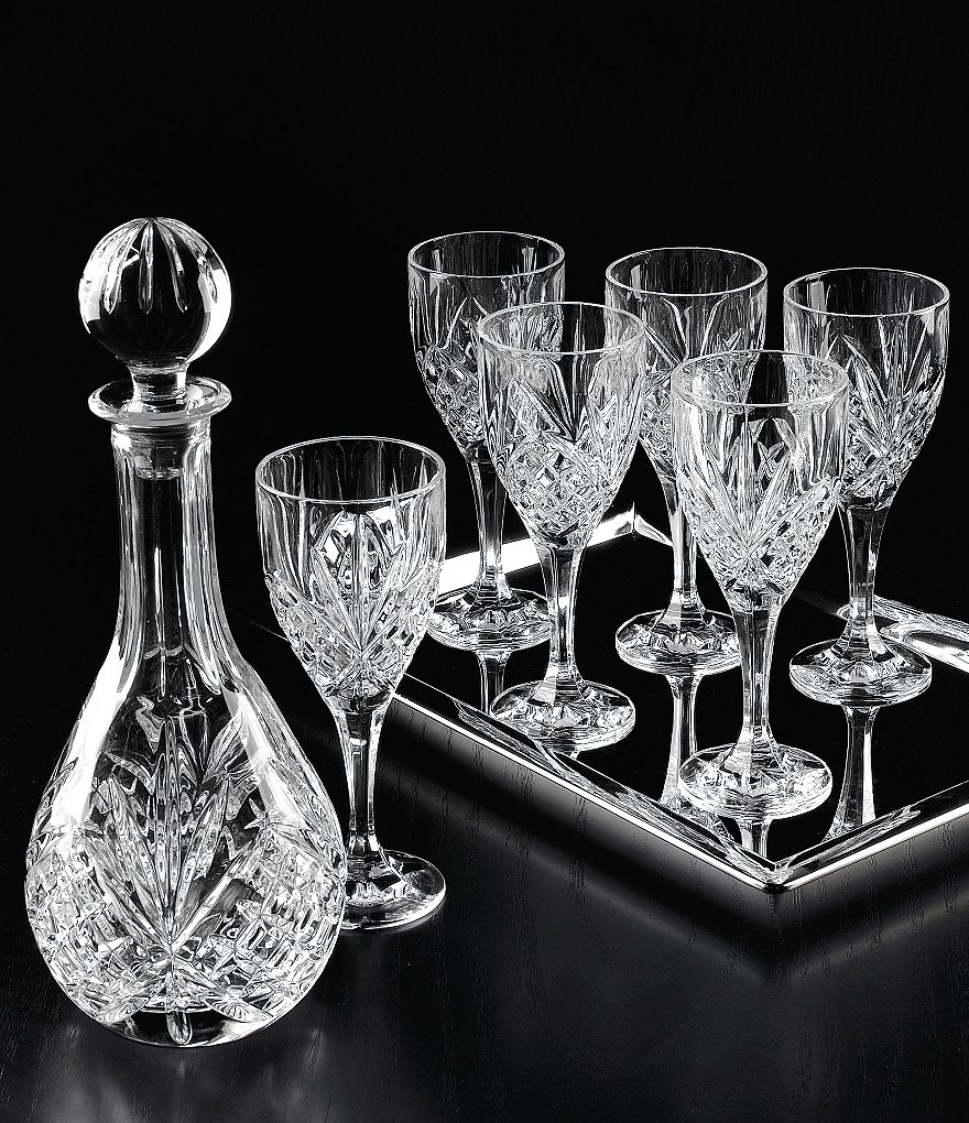 Godinger Dublin Diamond-Cut Crystal 8-Piece Wine Set