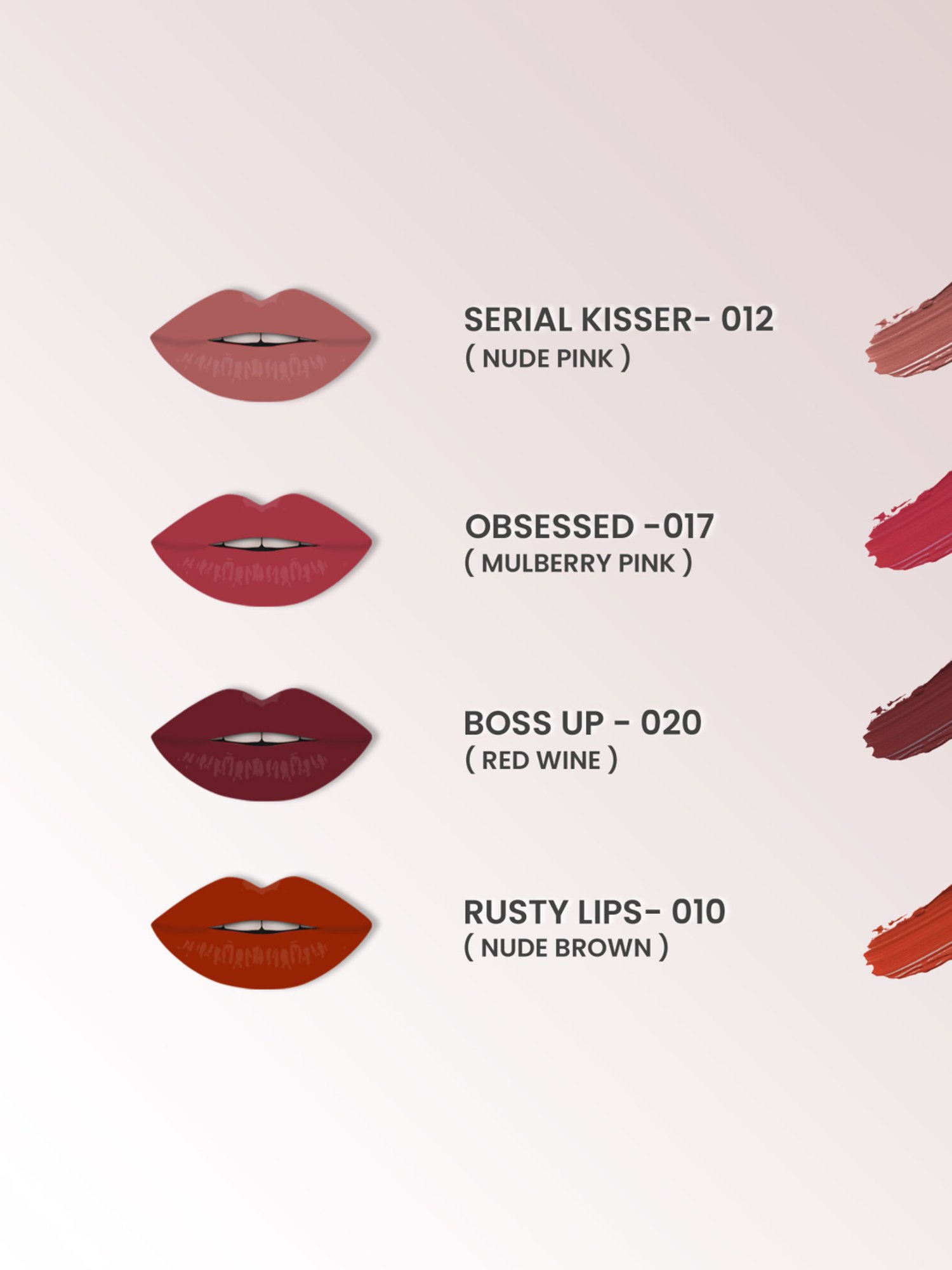 Glamveda X Rashami Desai Mini Liquid Lipstick Show Stopper Combo