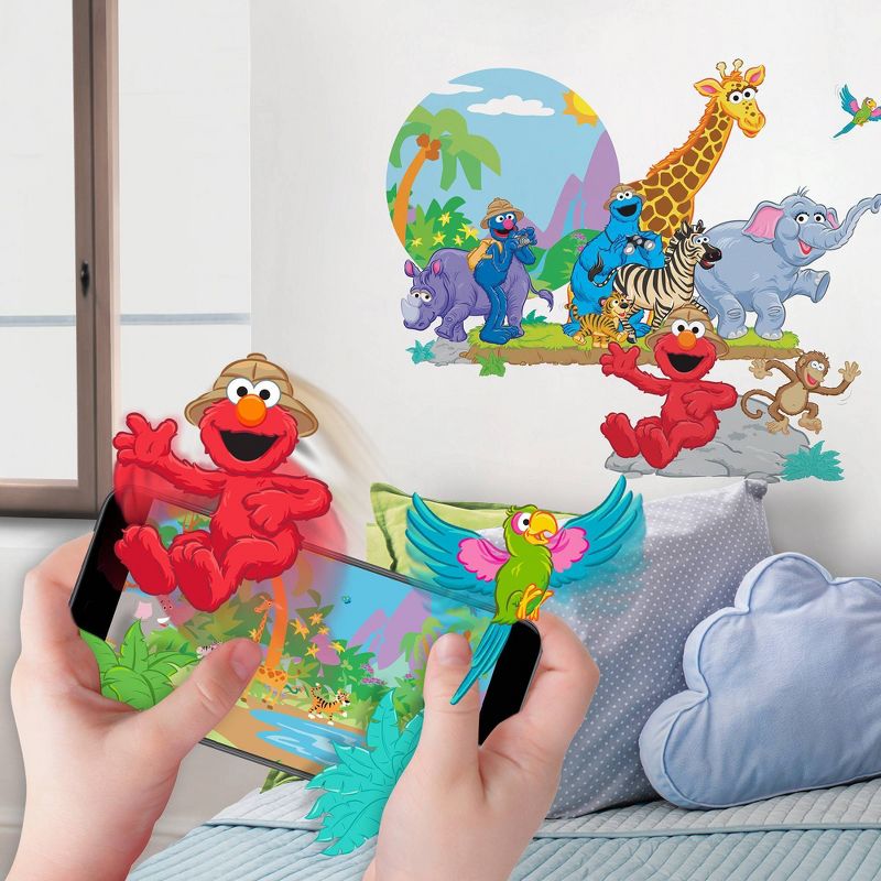 Smart Tiles Sesame Street Elmo Goes to the Zoo Wall Decal