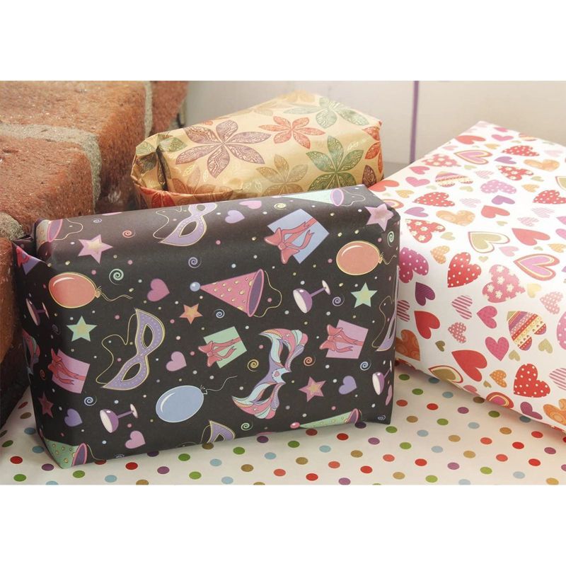 Juvale 24 Sheets Decorative Gift Wrapping Paper for All Occasions, Crafts Supplies (27.5 x 17.2 In)