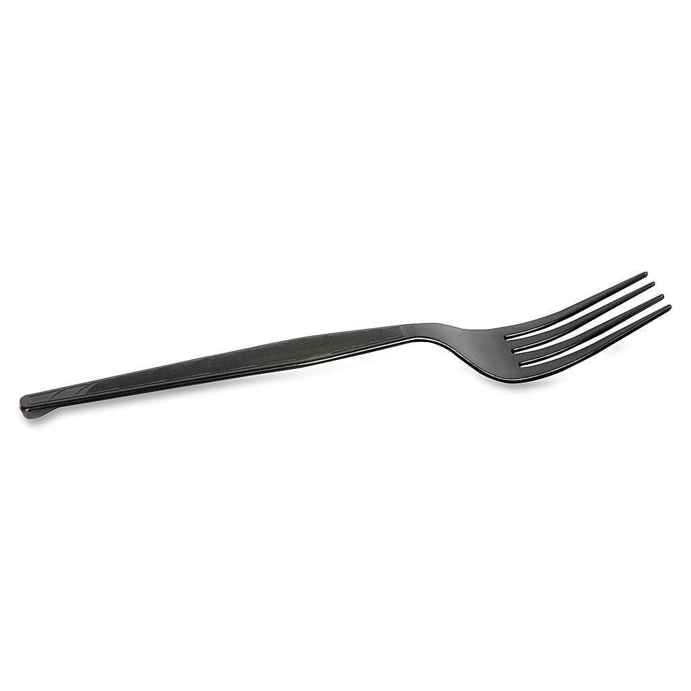 Dixie DXEFM507CT Medium Weight Black Plastic Utensils