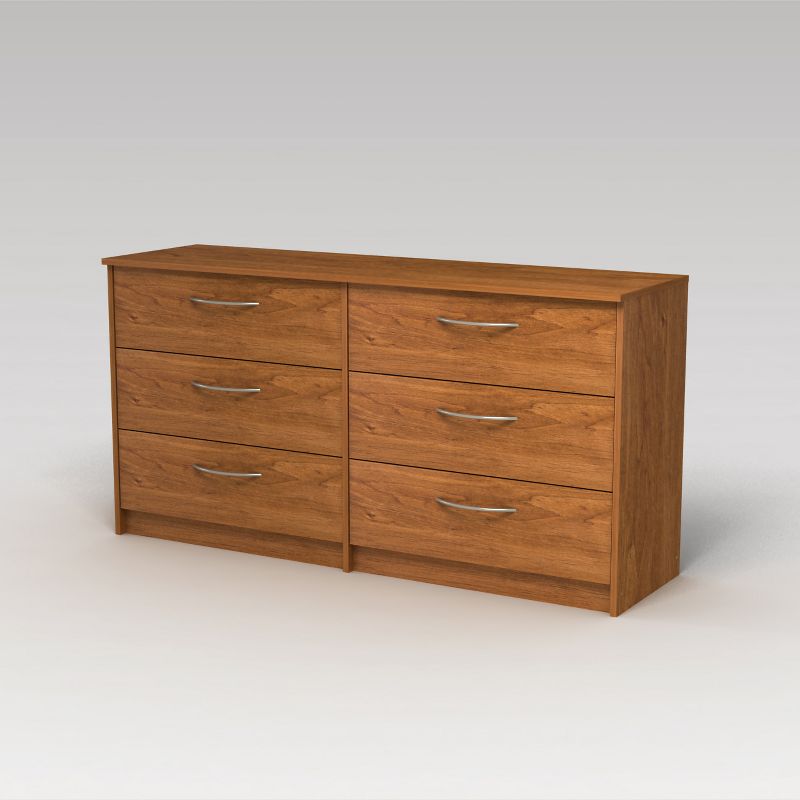 Addison 6 Drawer Dresser Bank Alder Brown - loft607