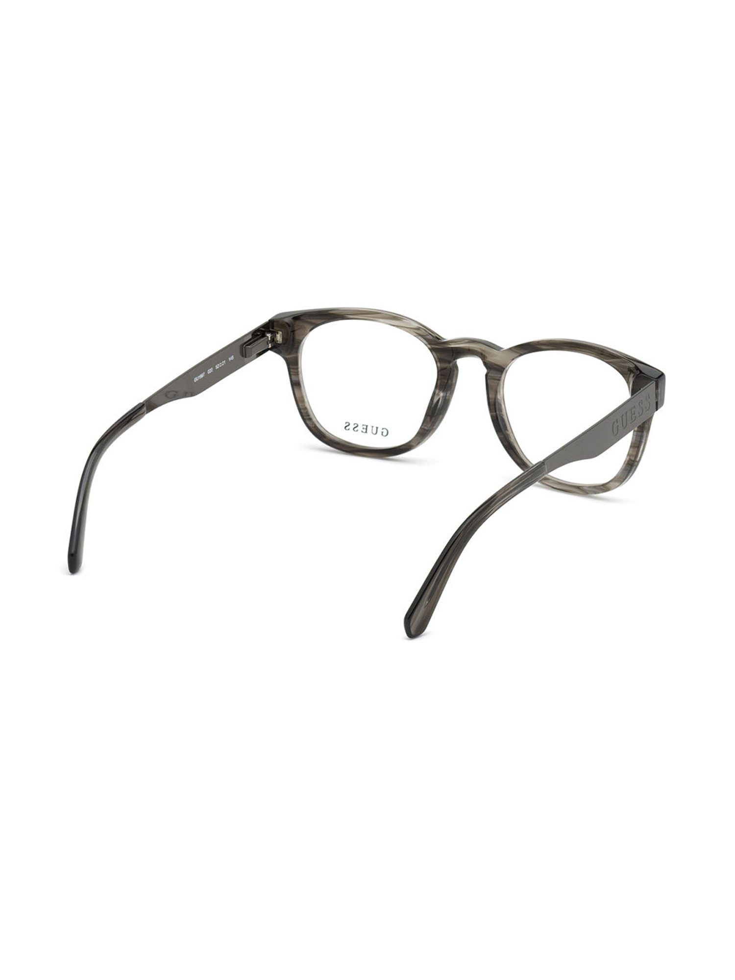 Guess Grey Wayfarer Eye Frames for Men