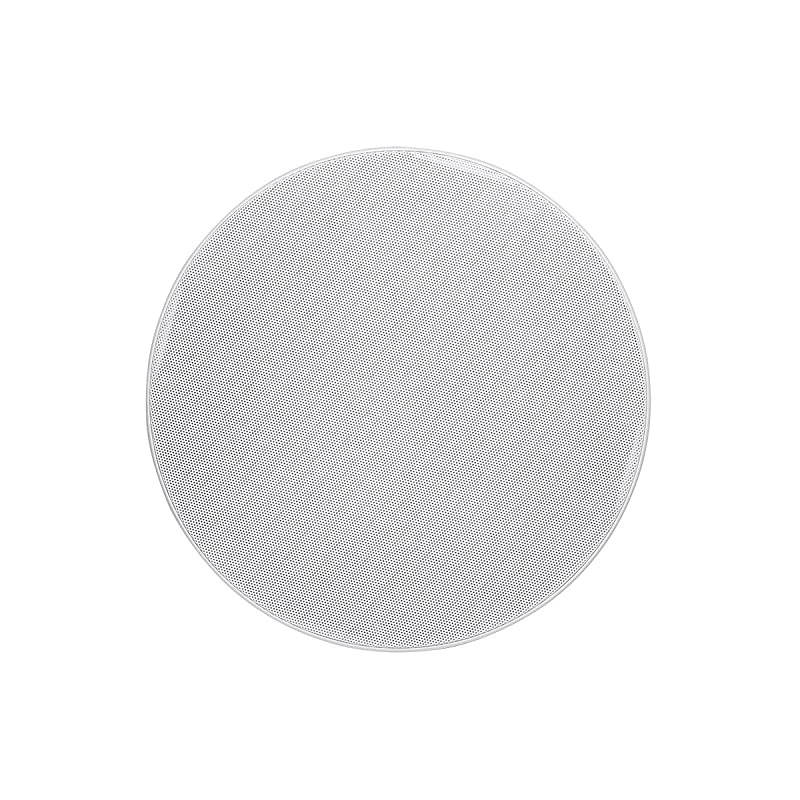 Alpha 2-Way Ceiling Speakers - 6.5 Inch (Pair) Carbon Fiber, Paintable Magnetic Grille, Louder with Less Power, Non Angled, 8 Inch