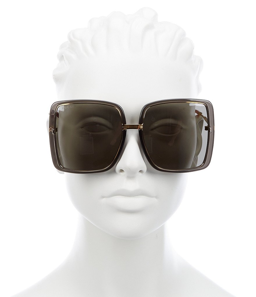 Gucci Women's Gg0903sa Rectangular 60mm Sunglasses