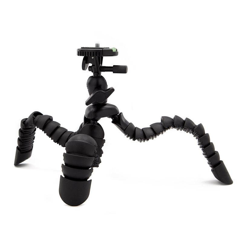 Zoom ZQ8 Video Recorder Bundle with Rechargeable Lithium-Ion Battery, 64GB Memory Card and Spider Tripod