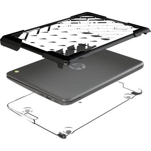 Gumdrop BumpTech HP Chromebook G6 11" Protective Case - Clear, Black
