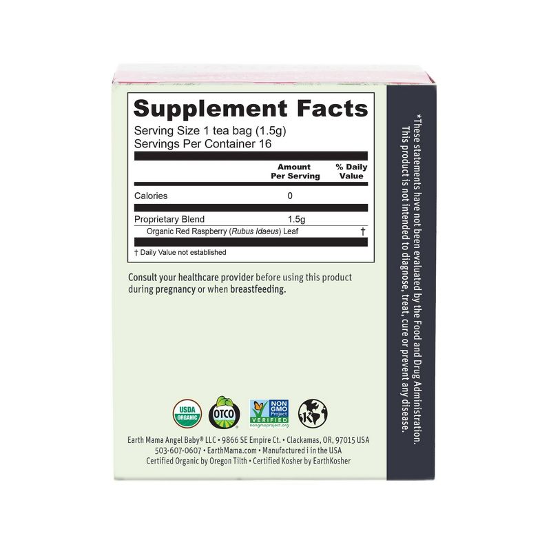 Earth Mama Organics Raspberry Leaf Tea
