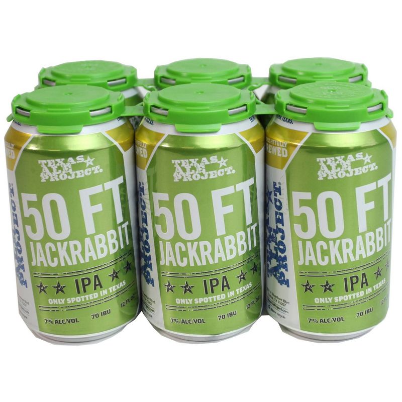 Texas Ale Project 50ft Jackrabbit IPA Beer - 6pk/12 fl oz Cans
