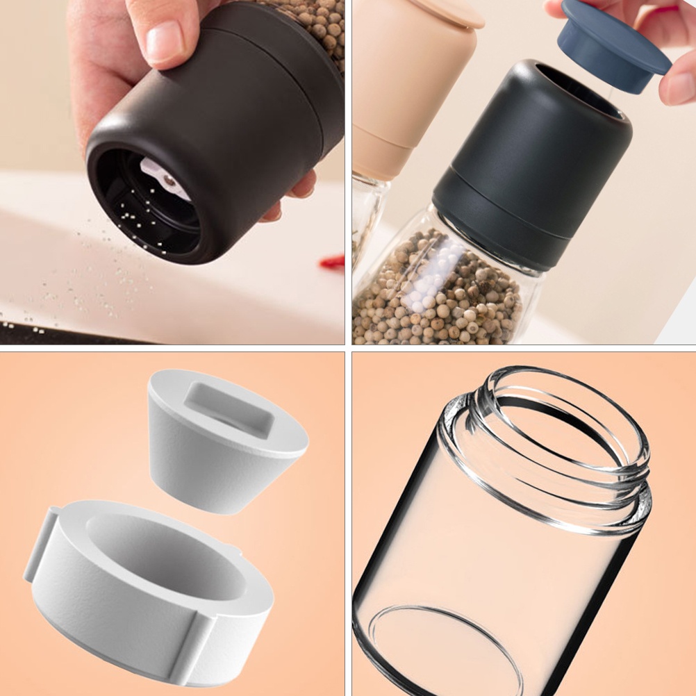 Manual Operation Pepper Grinder Home Kitchen Pepper Mill Grinding Bottle
