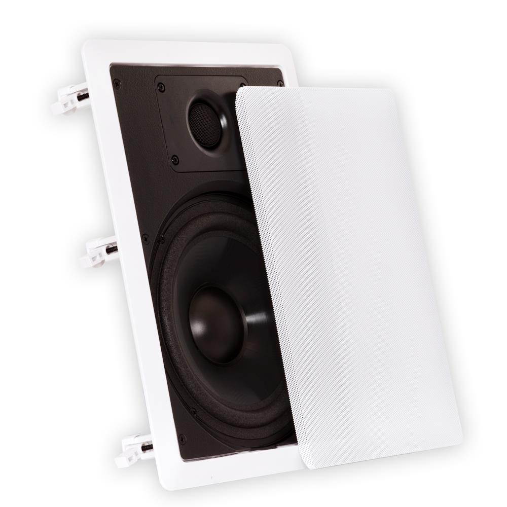 Theater Solutions CS8W In Wall 8" Speakers Surround Sound Home Theater 8 Pair Pack 8CS8W