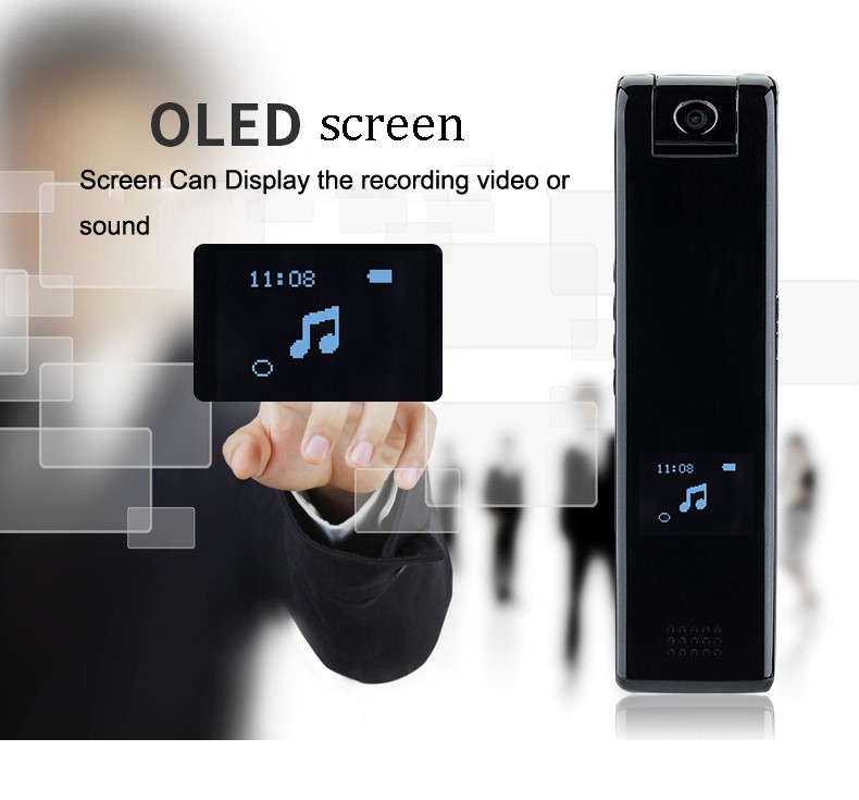 Digital Pen Recorder Video Voice Recording HD 1080P Pen Camera Voice Control Recorded Mini Camcorder With OLED Screen Play External