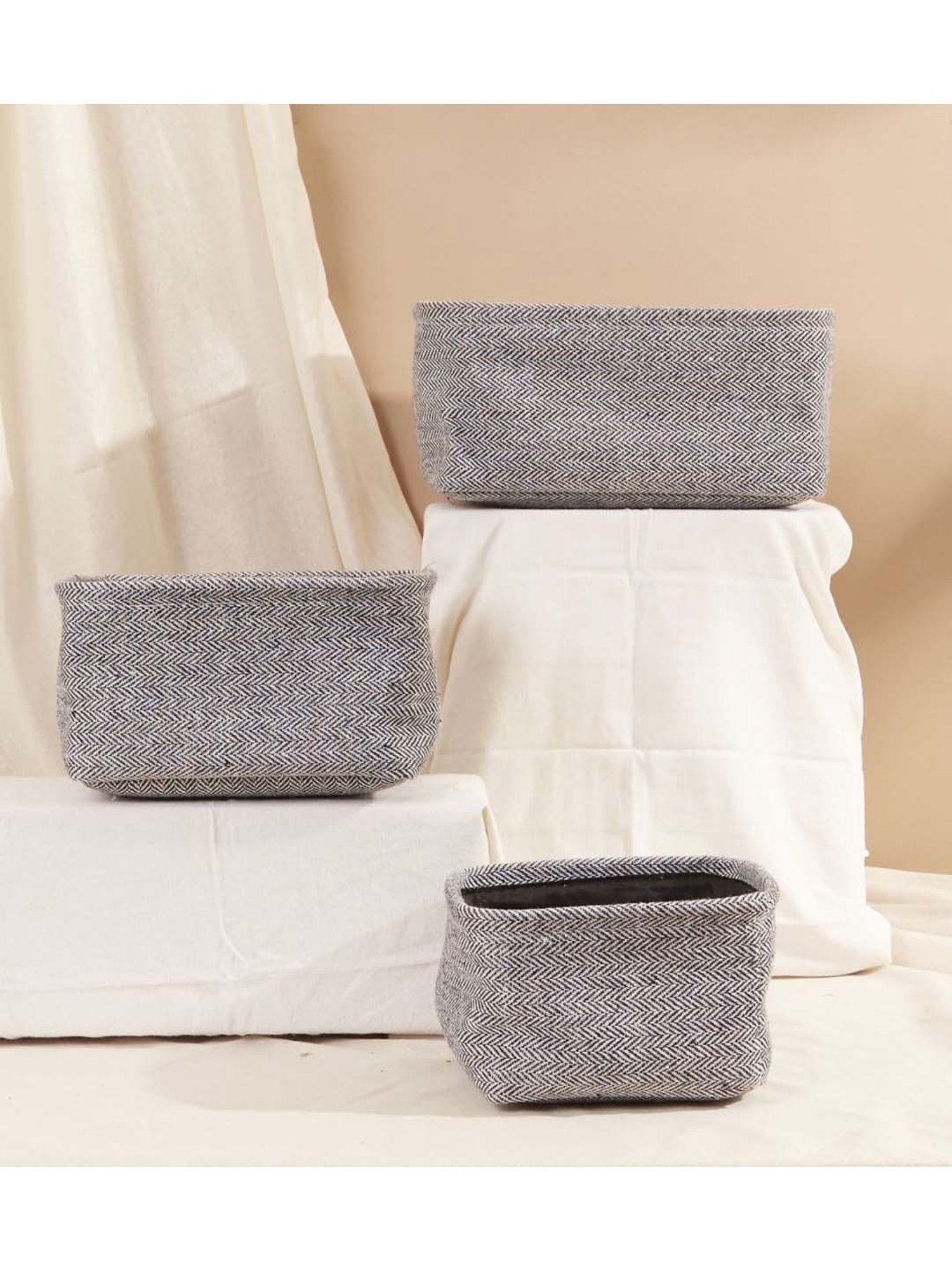 Mason Home Grey Blend Basket (Set of 3)