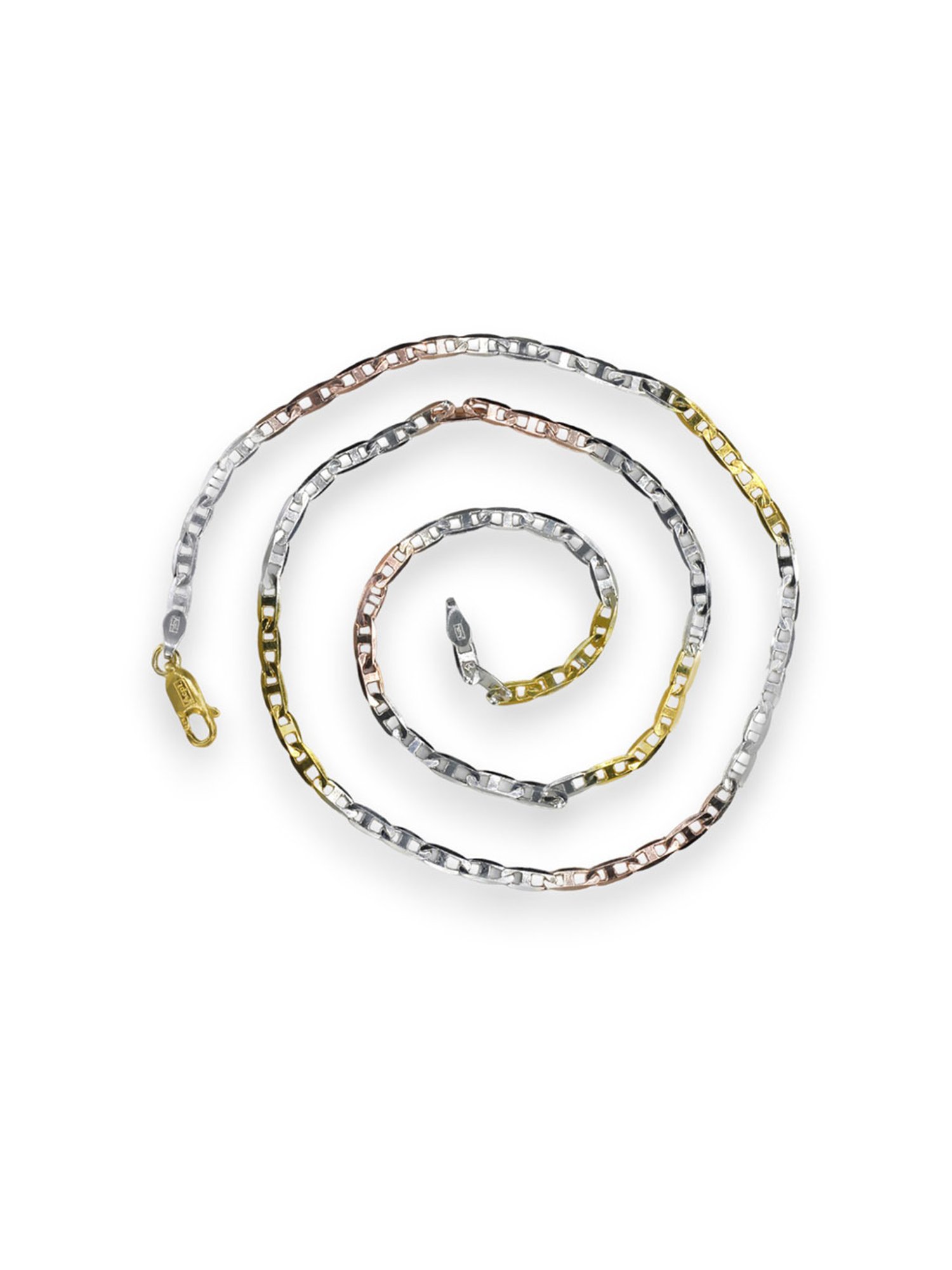 Taraash 92.5 Sterling Silver Rolo Neck Chain