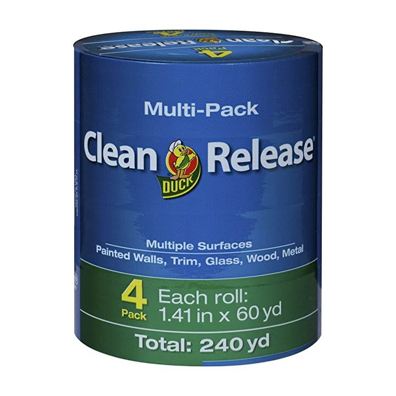 Clean Release Blue Painters Tape 15Inch 141Inch x 60Yard 4 Rolls 240 Total Yards 240460
