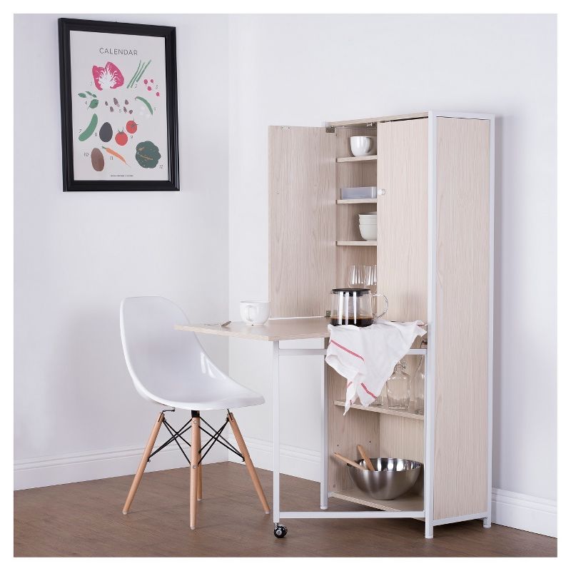 Craft Armoire White - Studio Designs