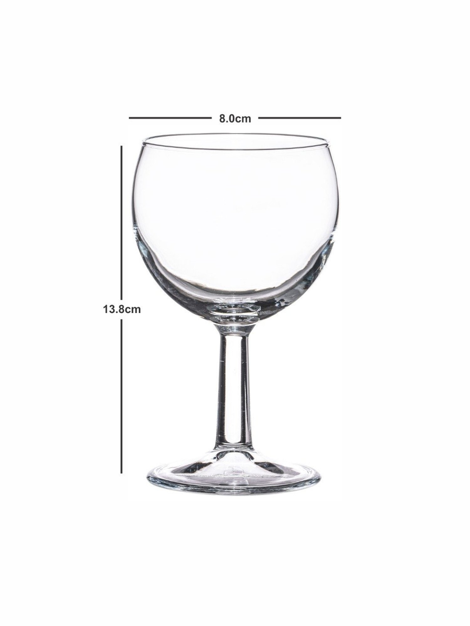 Pasabahce Transparent Glass Mocktail Glass - Set of 2