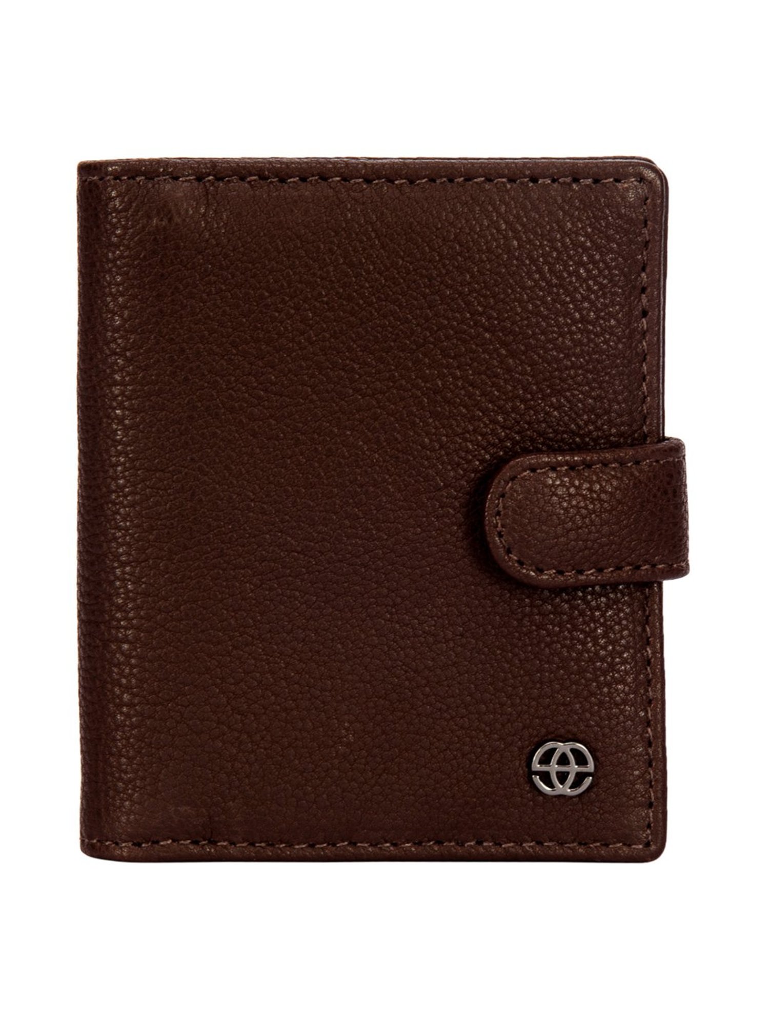 Eske Ren Dark Brown Textured Small Card Holder