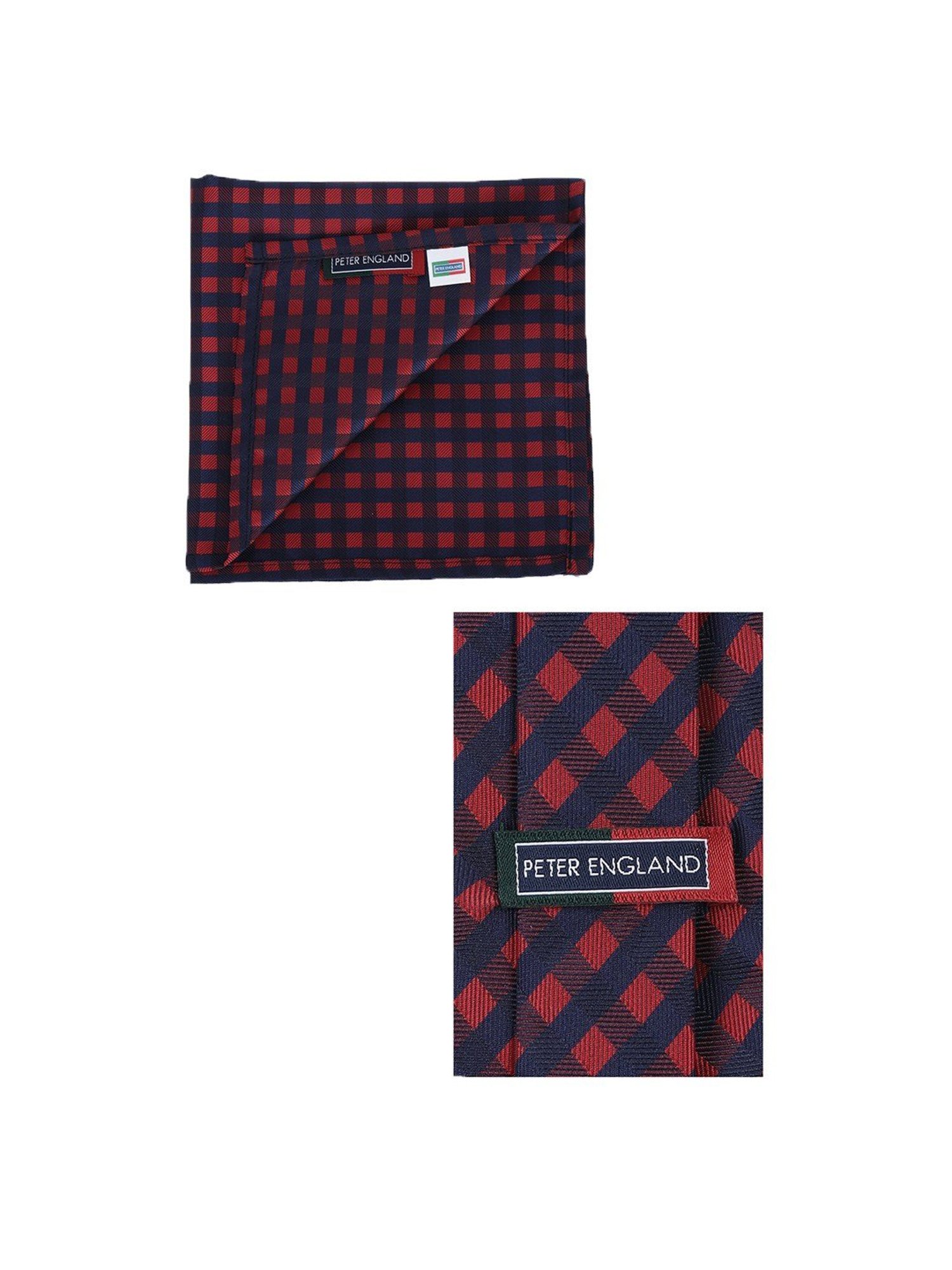CHOKORE Red and Yellow Checks Tie