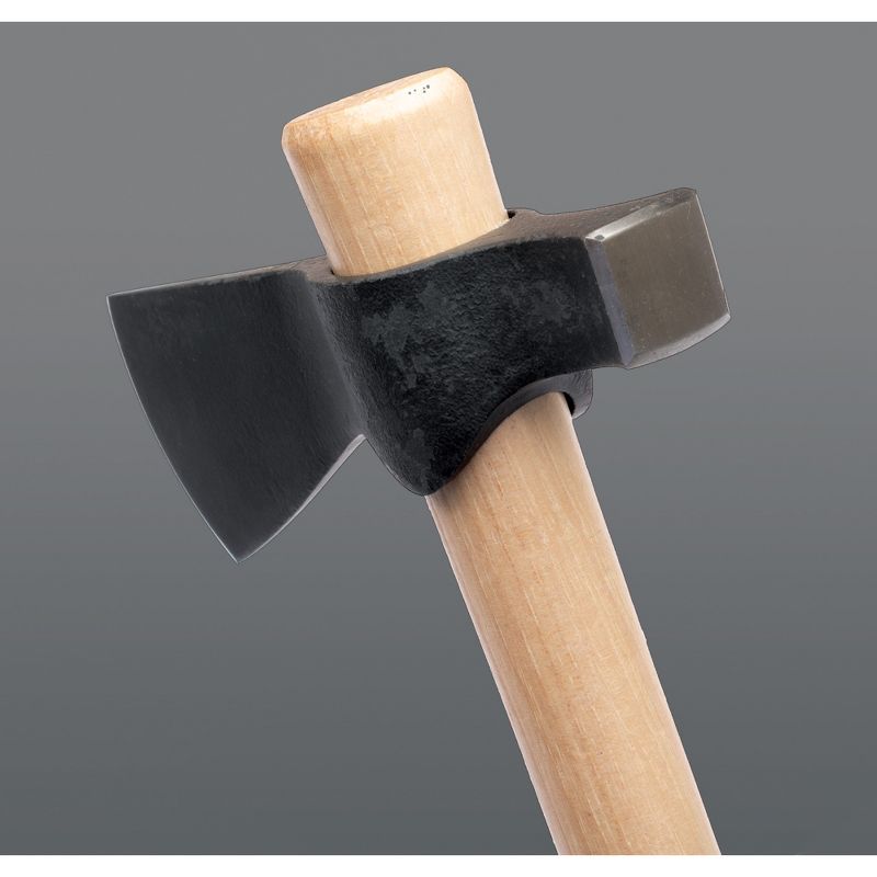 Cold Steel 90TH 22 In 24 Oz Carbon Steel Camping Survival Tactical Trail Hawk Throwing Axe with Hammer Poll