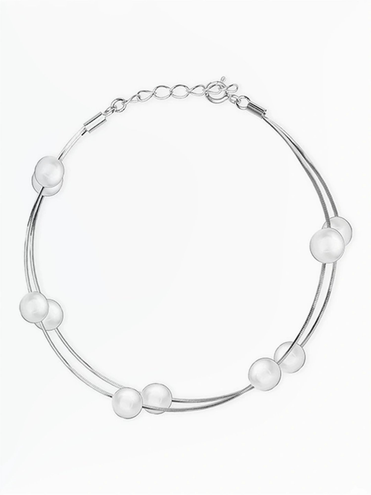 Touch925 Sterling Silver Wildwood Pearl Bracelet for Women & Girls