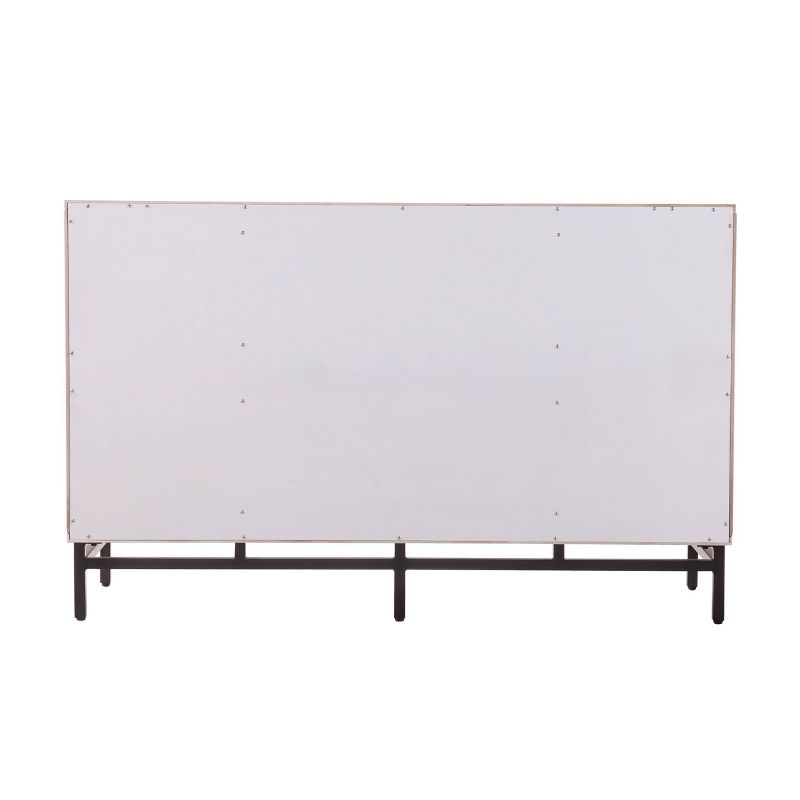 Maisas Art Deco Buffet Antique Cream/Black - Aiden Lane