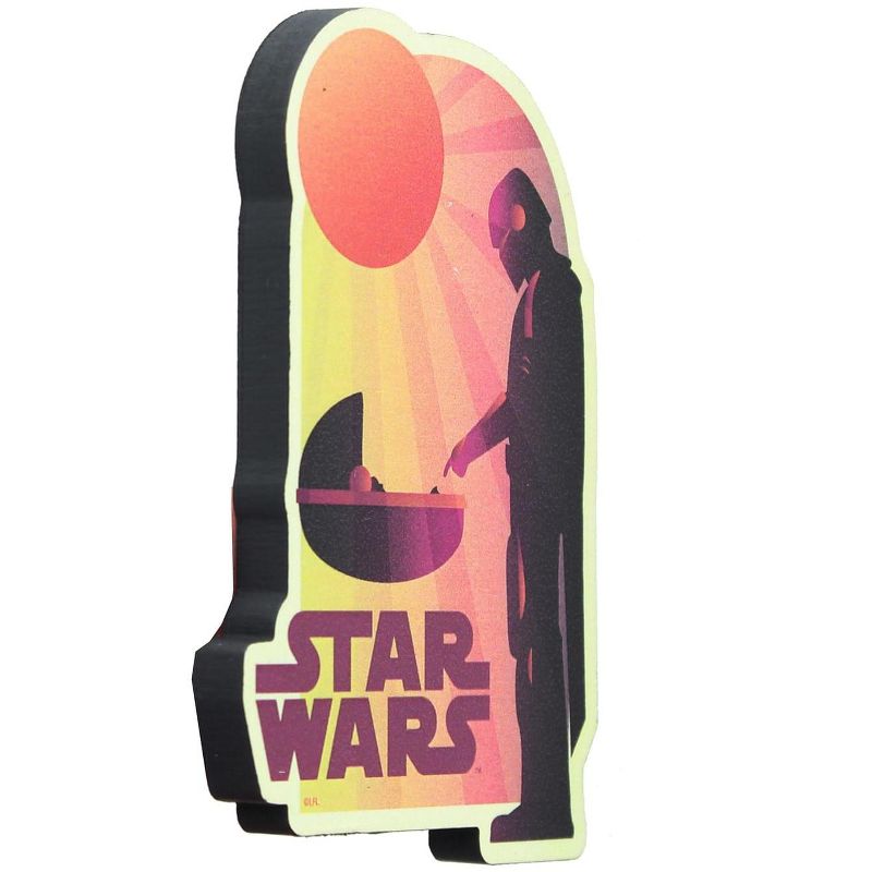 NMR Distribution Star Wars The Mandalorian The Child Sunset Funky Chunky Magnet