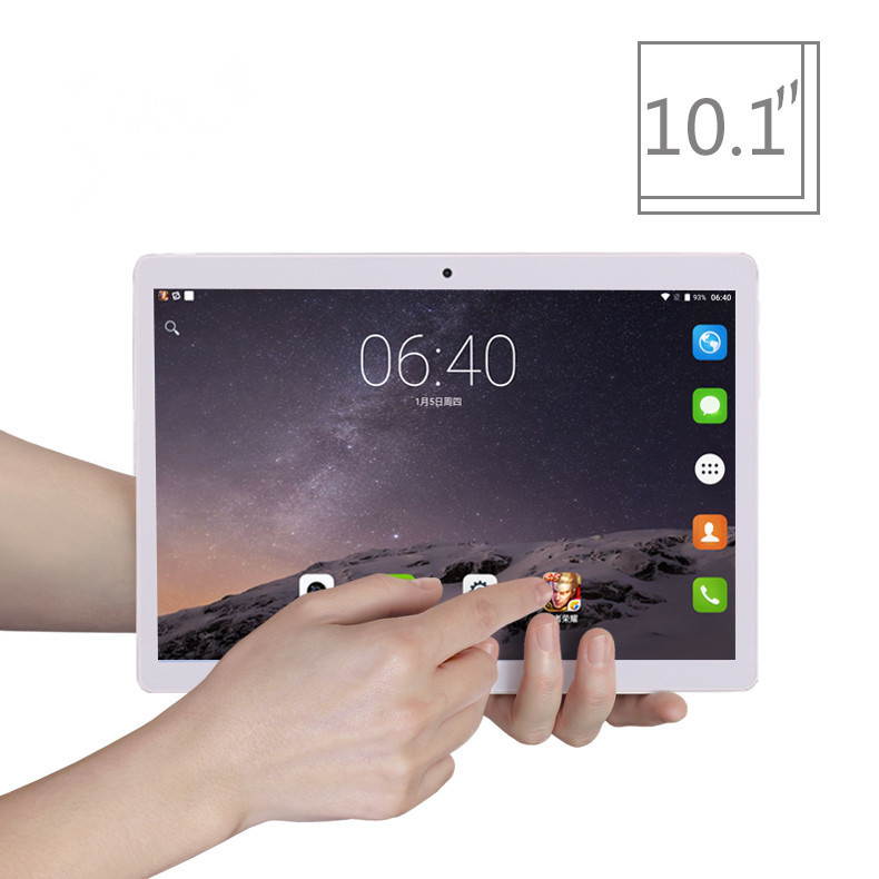 Mini Tablet 10 Inch 16G WIFI 1.66GHz 10.1 Inch 7-9 hours Tablet Silver TABLET-K107-S