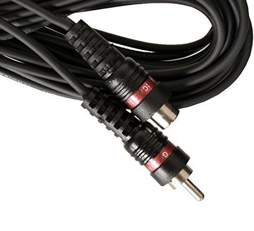 Acoustic Audio AARCA1-2S Two 25' Single RCA Extension Cables Pro Home Audio