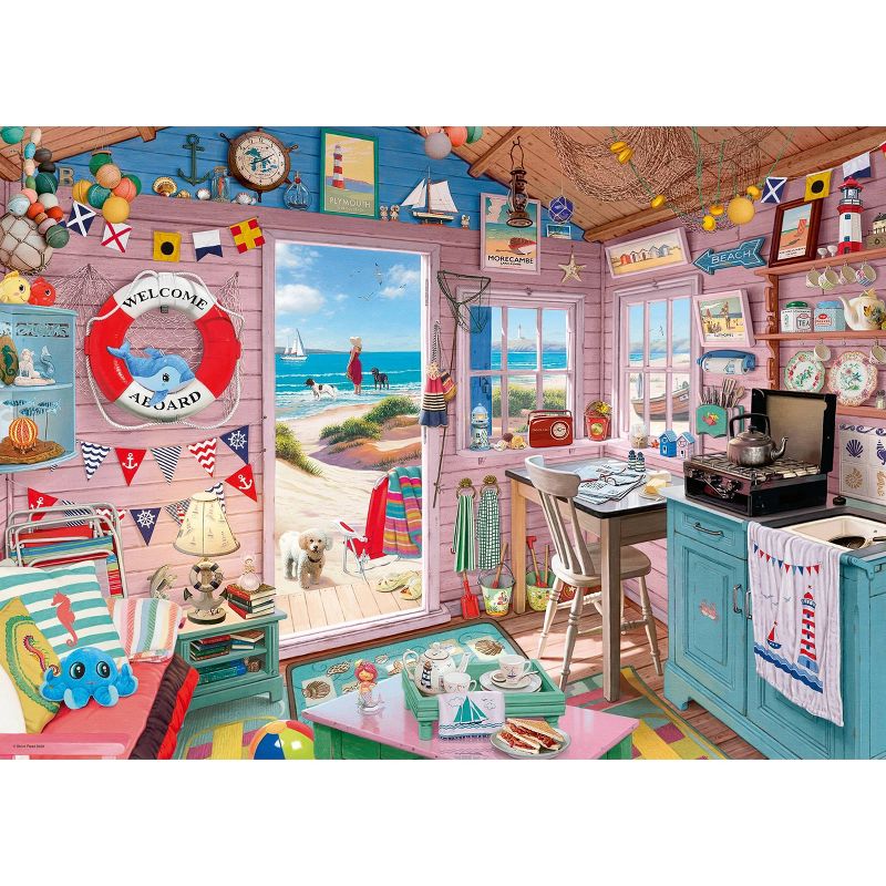 Ravensburger The Beach Hut Jigsaw Puzzle - 1000pc