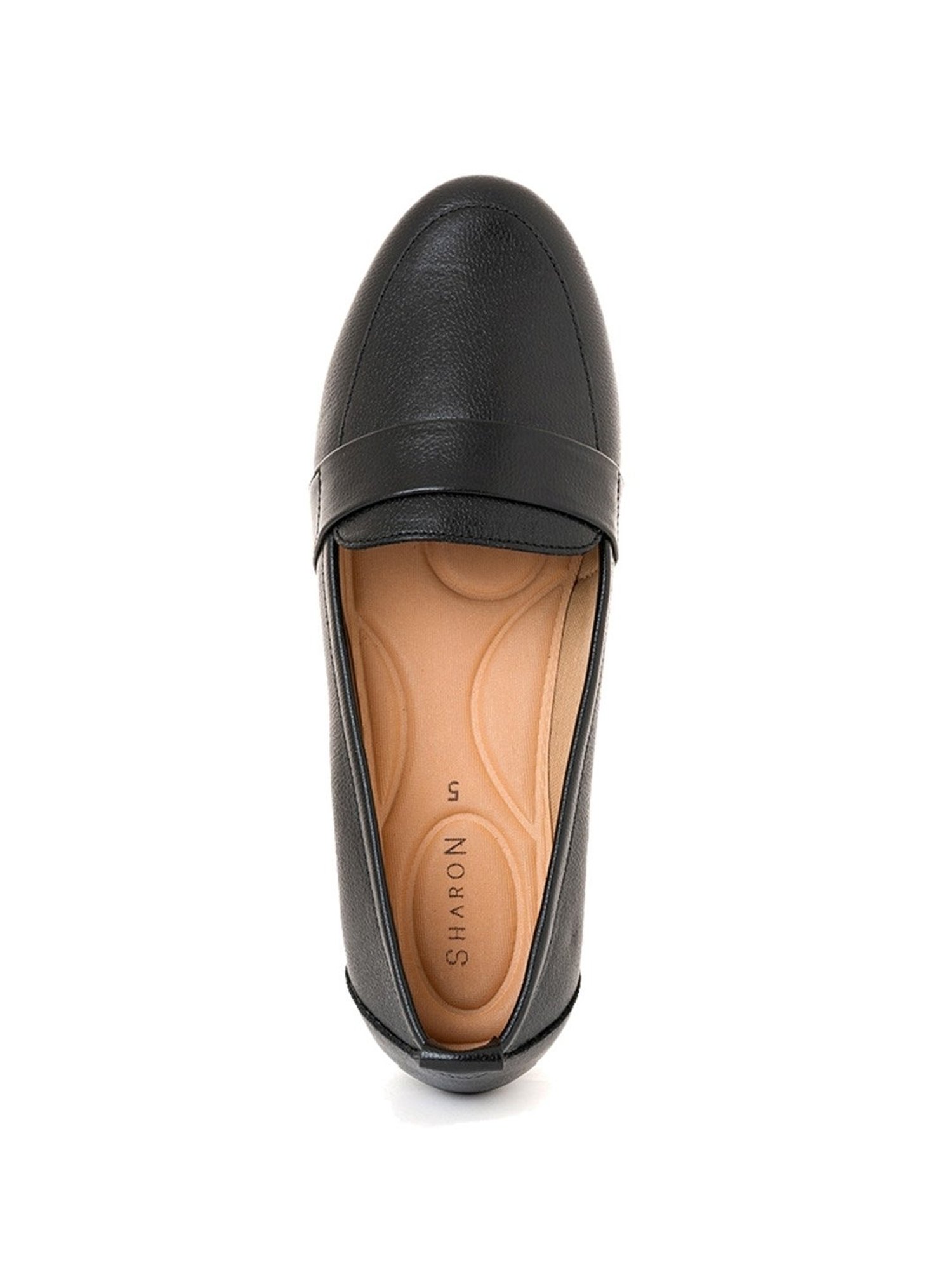 Sharon by Khadims Women's Black Formal Loafers