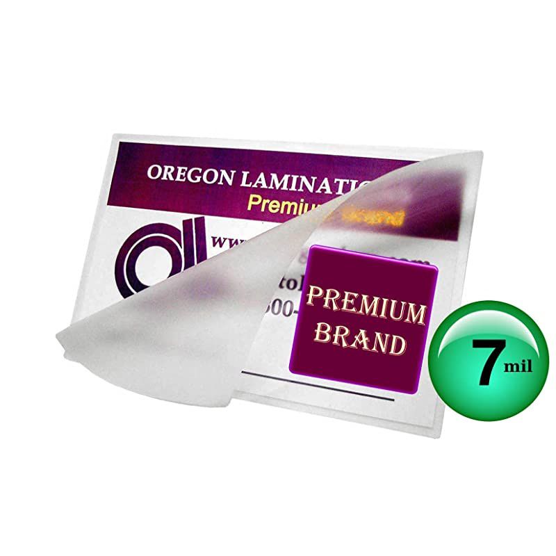 mil Letter hot Laminating Pouches 100/box 9 x 11-1/2" glossy thermal laminator pockets