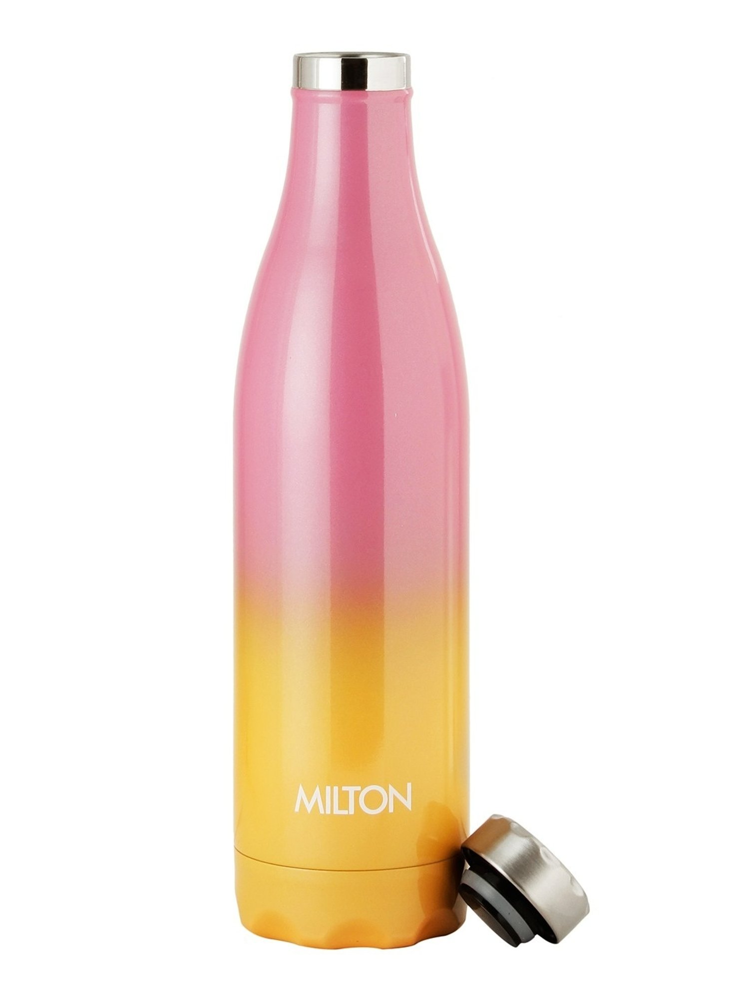 Milton PRUDENT Pink Stainless Steel Hot & Cold Water Bottle (820ml)