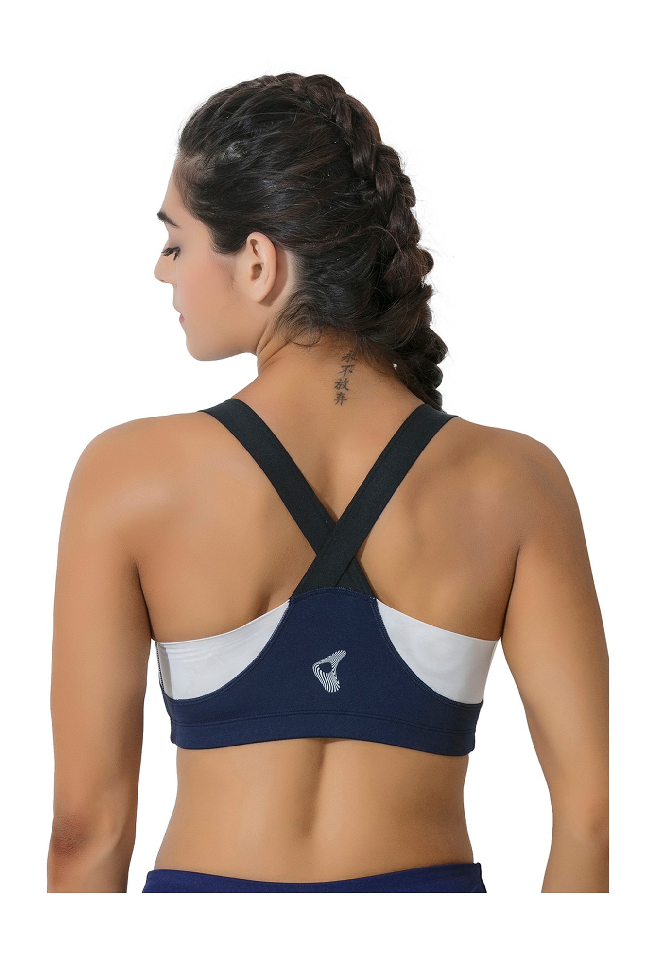 Zelocity by Zivame Blue Non Wired Padded Sports Bra