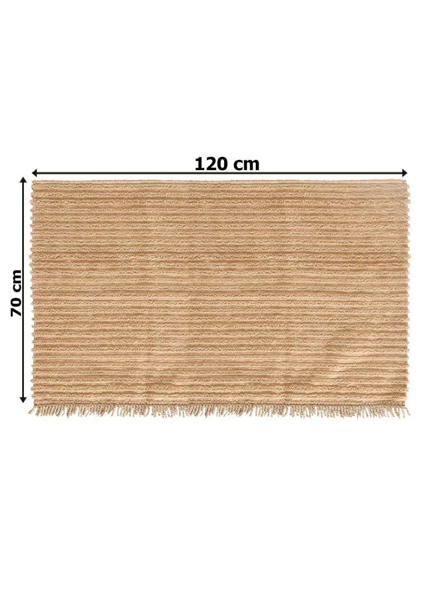 Saral Home Easy Living Beige Microfiber Axis Sofa Cover Set