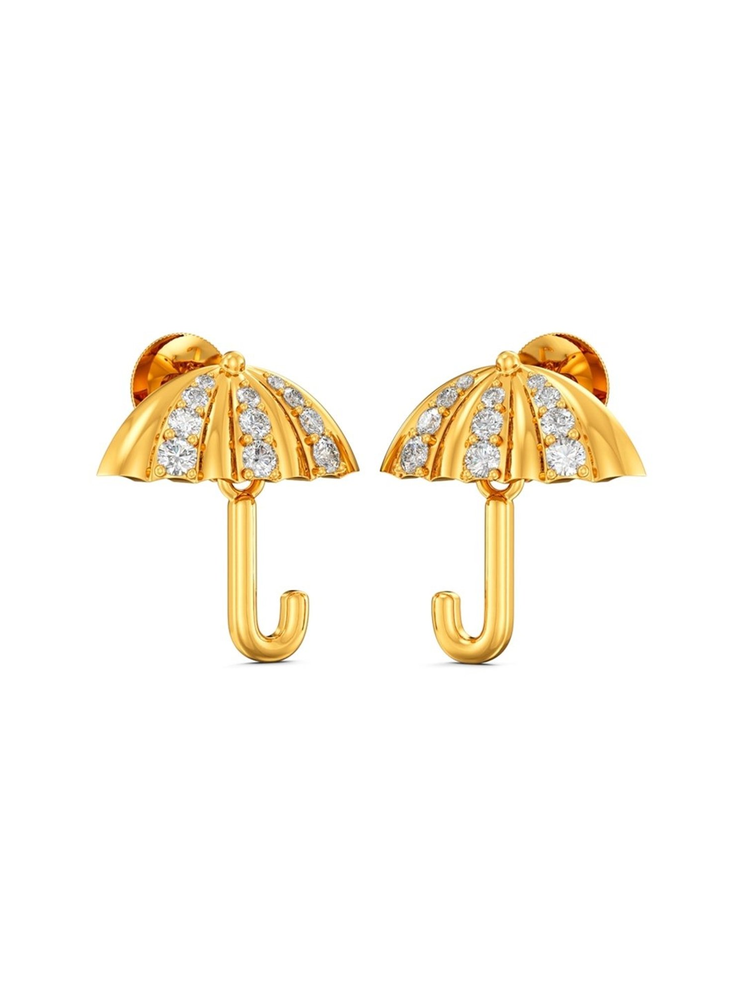 Joyalukkas Gold 22K Stormshield Stud Earrings for Women