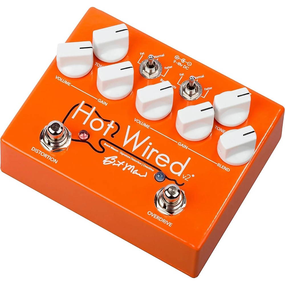 Wampler Hot Wired V2 Brent Mason Signature Overdrive Distortion Pedal