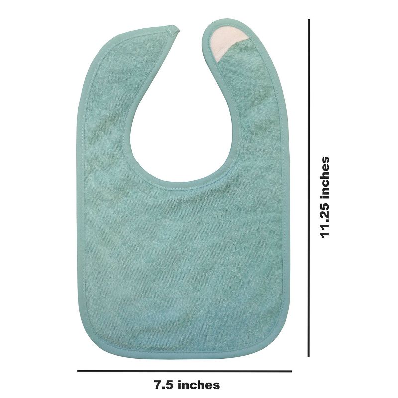 Neat Solutions Water-Resistant Lined Infant Bib Set Boy - 10pk