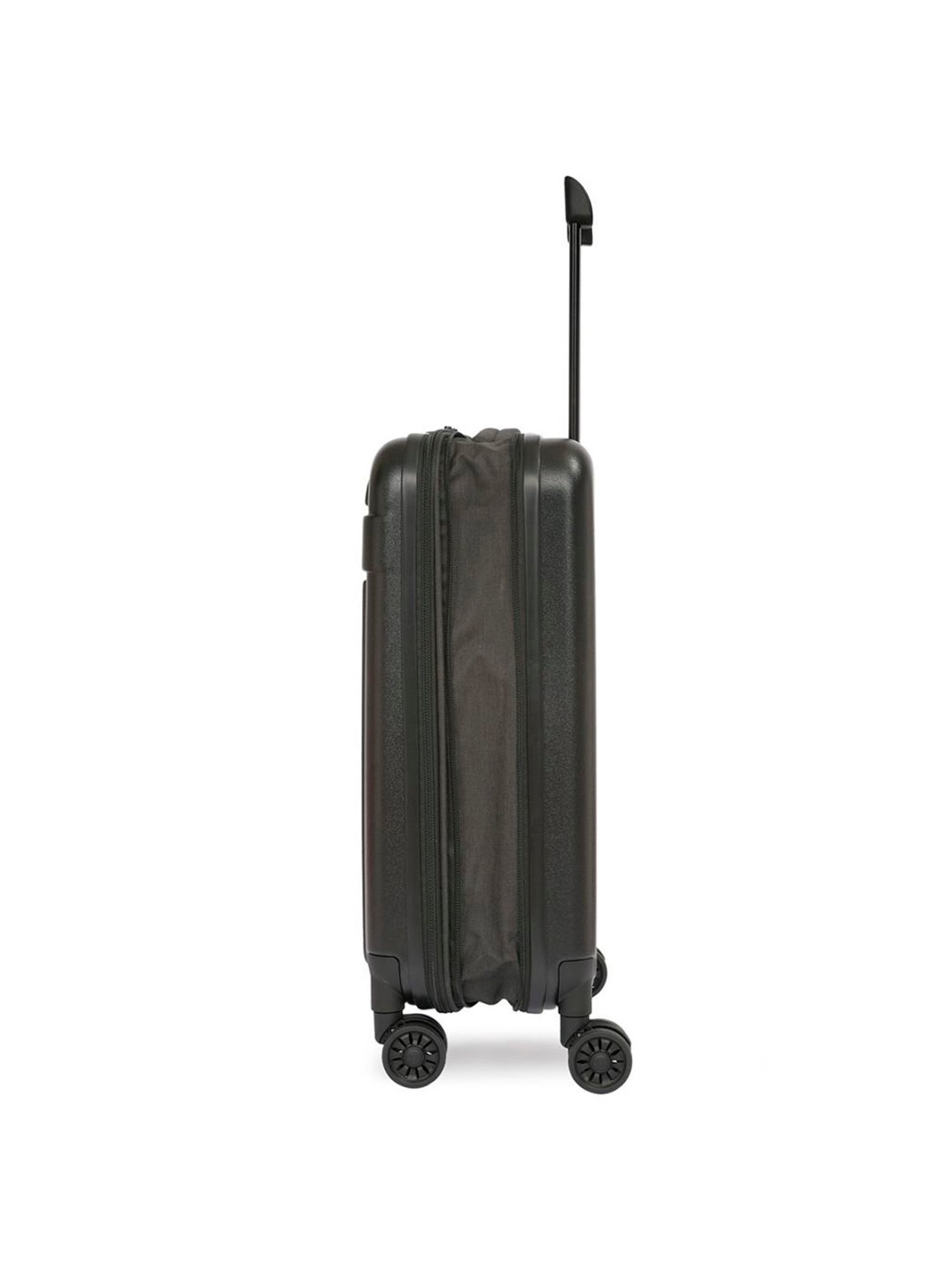 United Colors of Benetton Ryzen Black Solid Hard Cabin Trolley Bag - 55 Cms