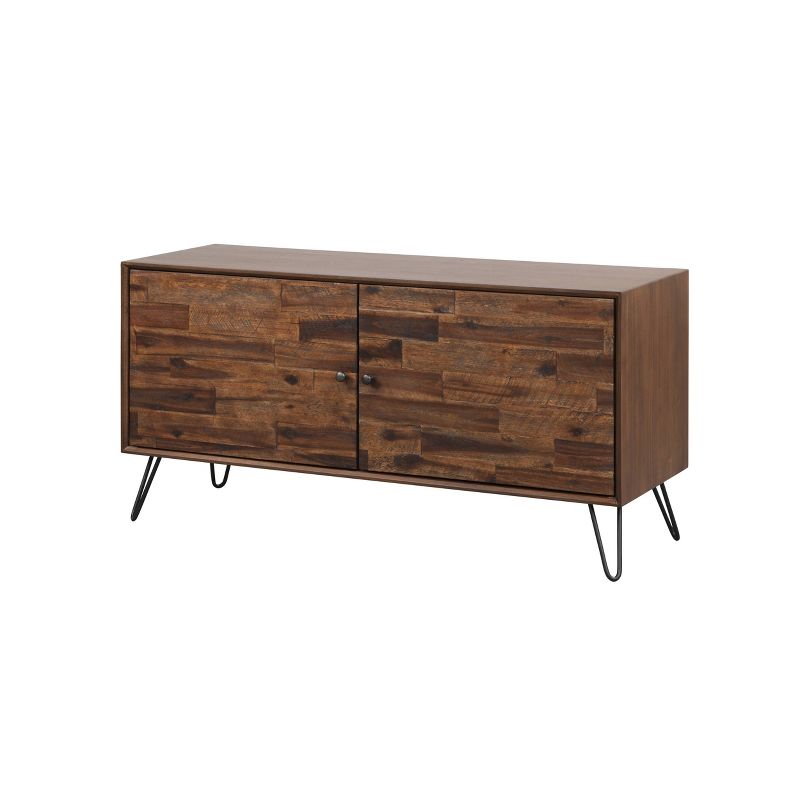 55" Anderson TV Stand Dark Brown - Summerland Home