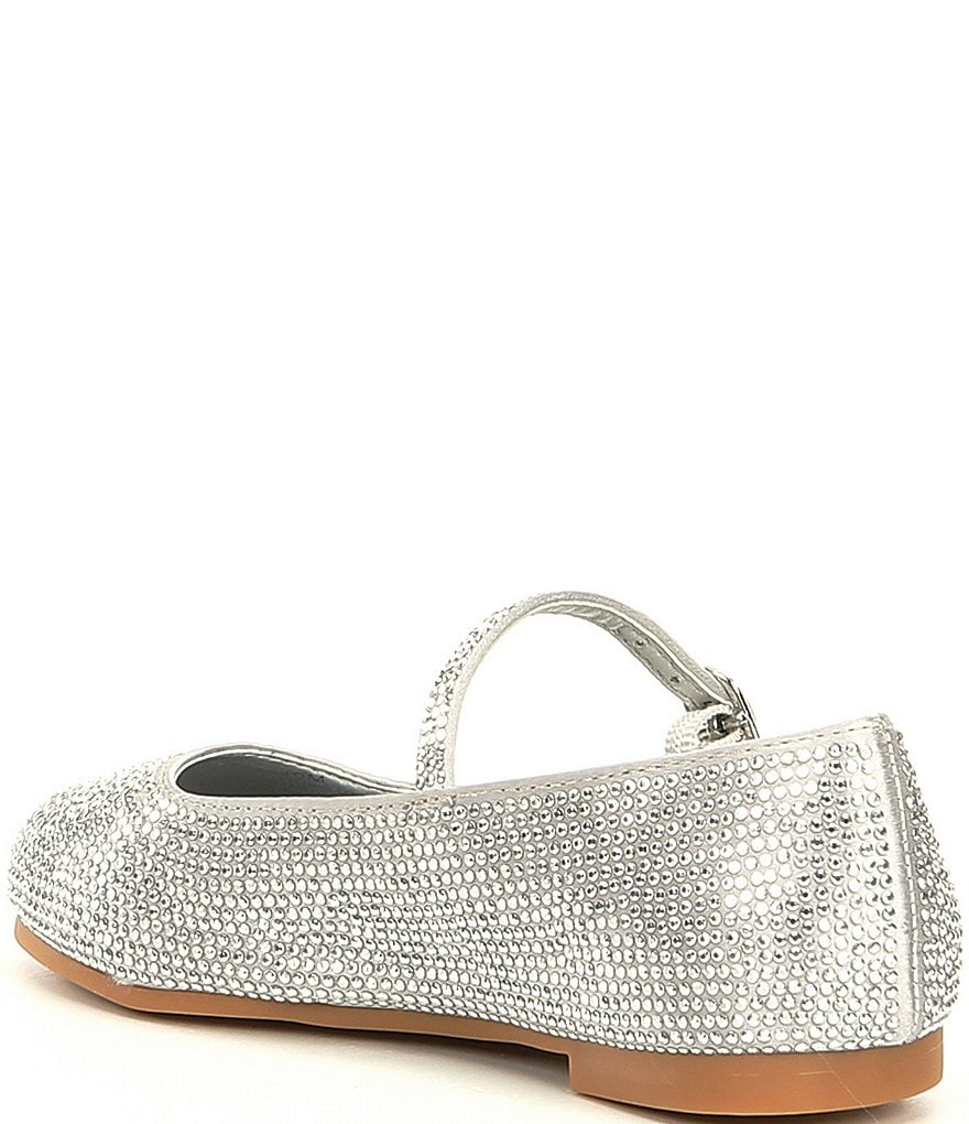 Copper Key Girls' Brilliance-T Studded Satin Mary Janes (Toddler)