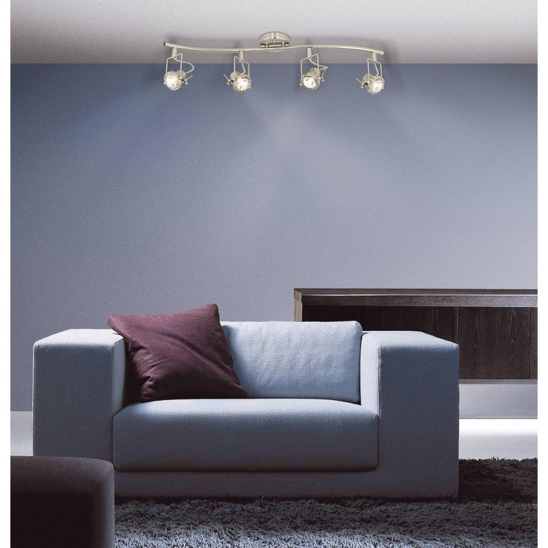 LED Pro Track(R) European Style 4-Light  31 3/4" Wave Bar