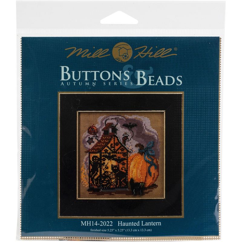 Mill Hill Buttons & Beads Counted Cross Stitch Kit 5"X5"-Haunted Lantern (14 Count)