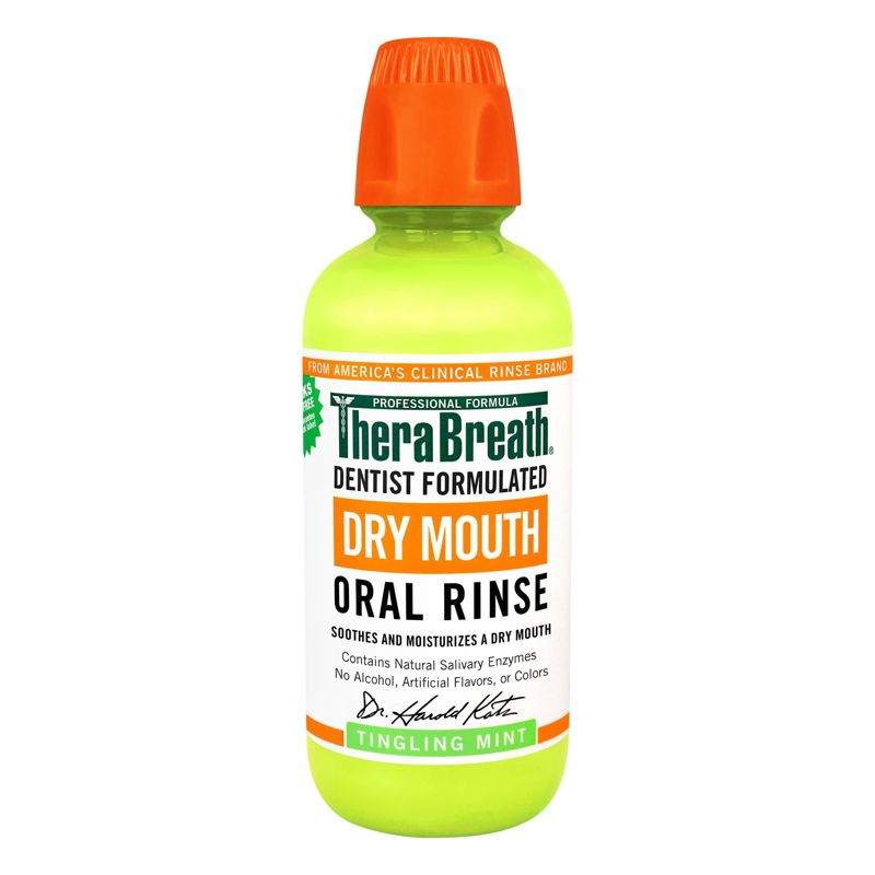 TheraBreath Dry Mouth Oral Rinse Mint - 16 fl oz