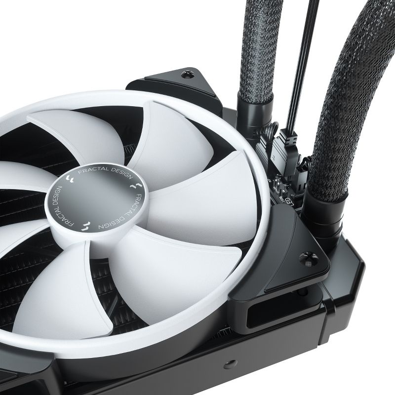 Fractal Design Celsius+ S28 Cooling Fan/Radiator/Pump - 2 x 140 mm - 103.9 CFM - 34.1 dB(A) Noise - Liquid Cooler Cooler - LLS Bearing
