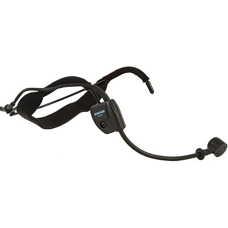 WH20QTR Dynamic Headset Microphone Includes Rightangle 14quot Phone Plug for Unbalanced Mic Input