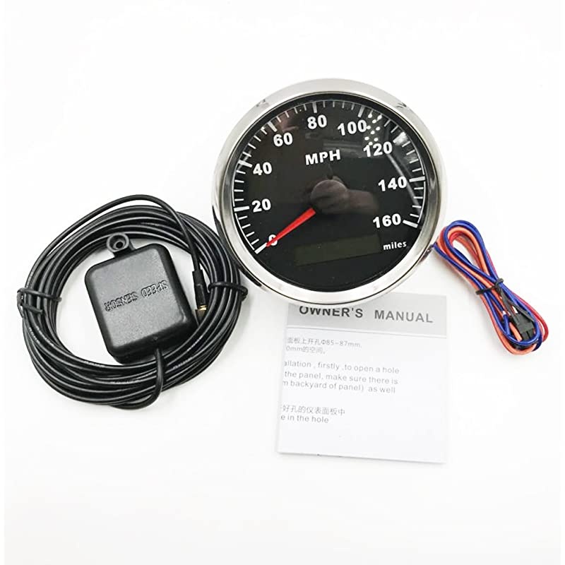Universal GPS Speedometer Boat Gauge With Odometer 85mm 160MPH ATV Motorcycle Marine GPS Speedometer