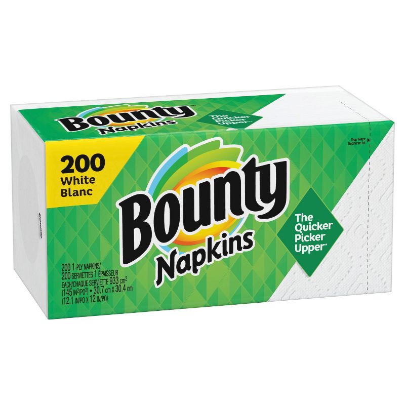 Bounty Paper Napkins - White - 200ct